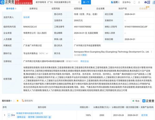 航宇微在廣東成立科技發(fā)展公司，布局AI與衛(wèi)星業(yè)務(wù)及信息系統(tǒng)集成服務(wù)