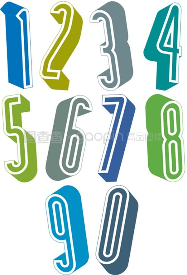 三維超高數(shù)字集 數(shù)字廣告設(shè)計(jì)中的圓形藝術(shù)革命